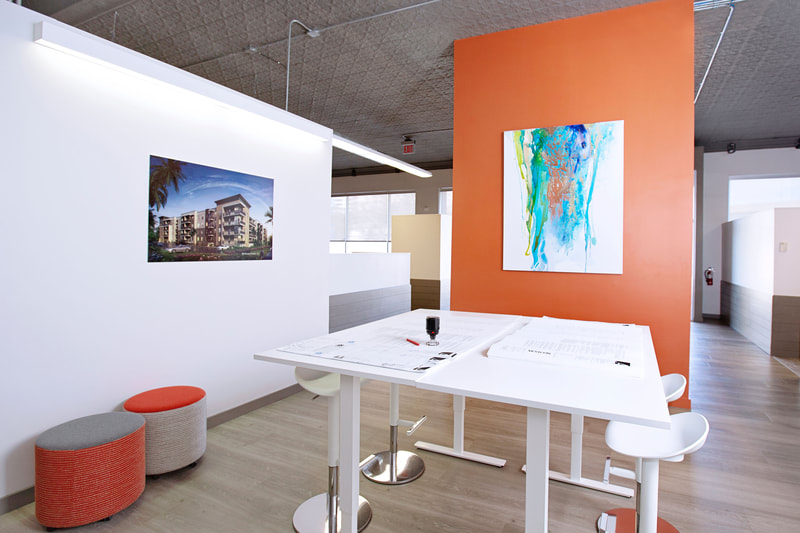 Group 4 Design, inc. corporate office interior design in Jacksonville, Fla.