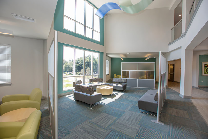 Interior design services at St. Johns Place Residence Hall at Jacksonville Univeristy