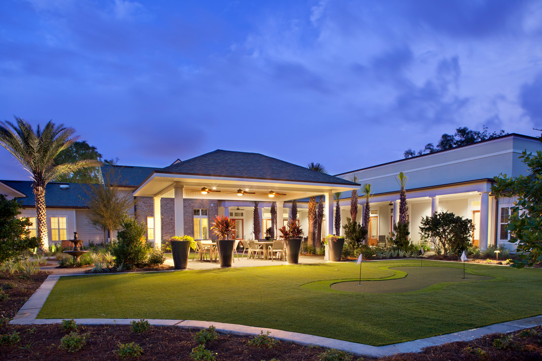 Assisted Living full service architecture and interior design for Arbor Terrace Ortega in Jacksonville, Fla.